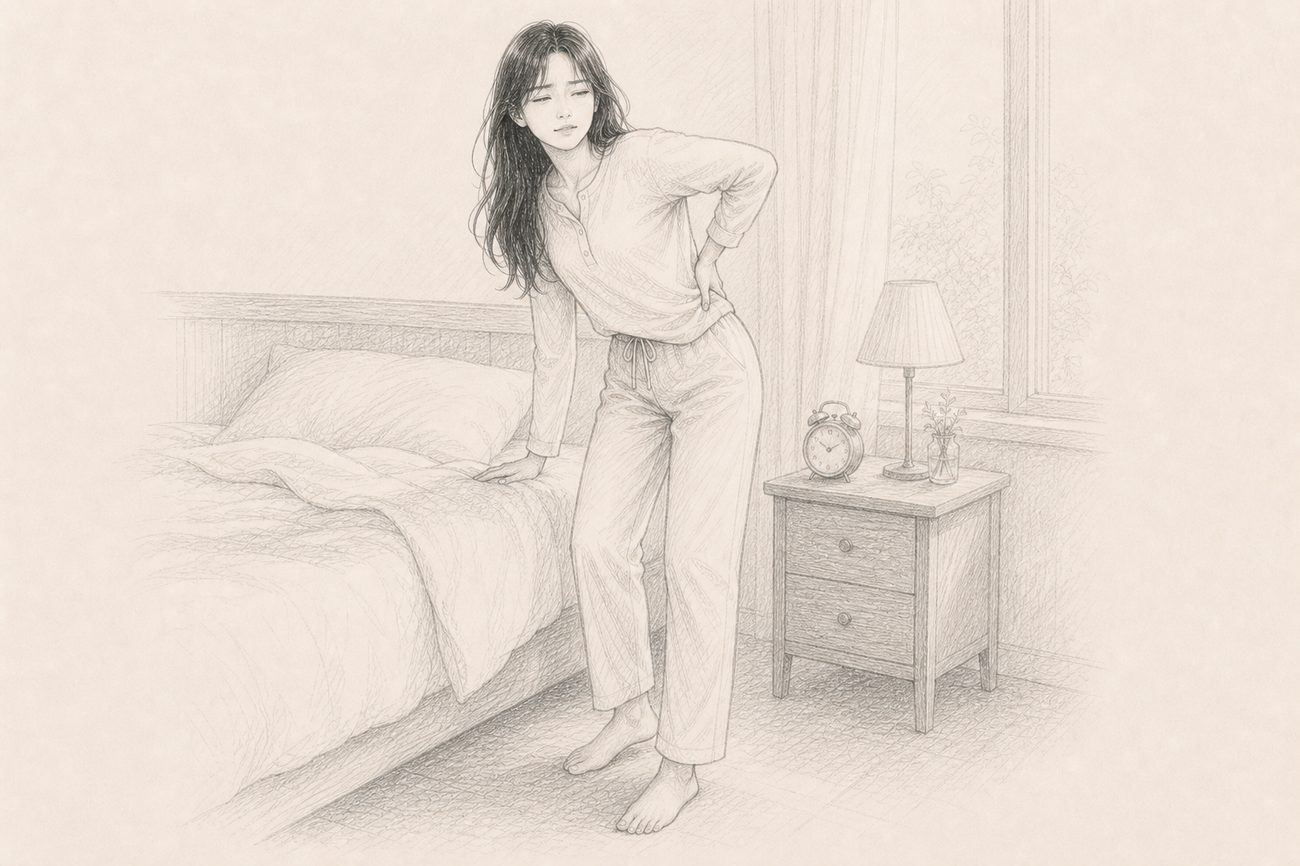 자고 일어나면 허리가 더 아픈 이유 &mdash; 밤새 무슨 일이 있었던 걸까